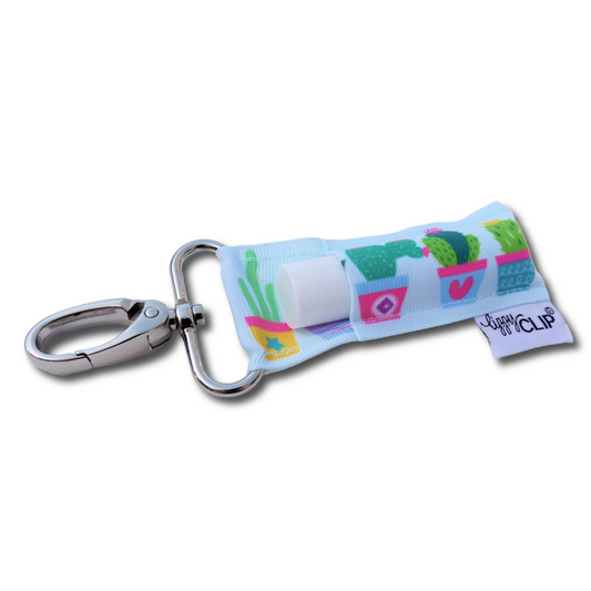 Aqua Cactus LippyClip® Lip Balm Holder