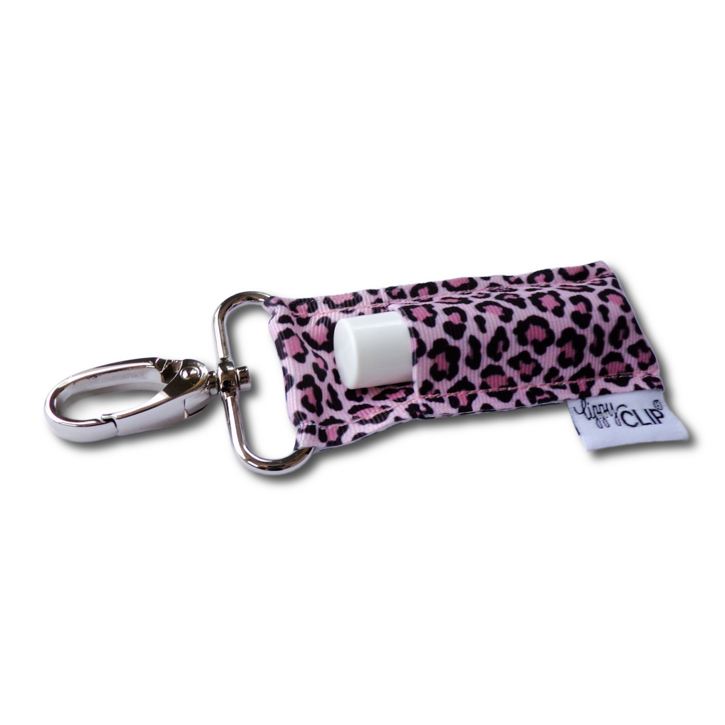 Blush Leopard LippyClip® Lip Balm Holder