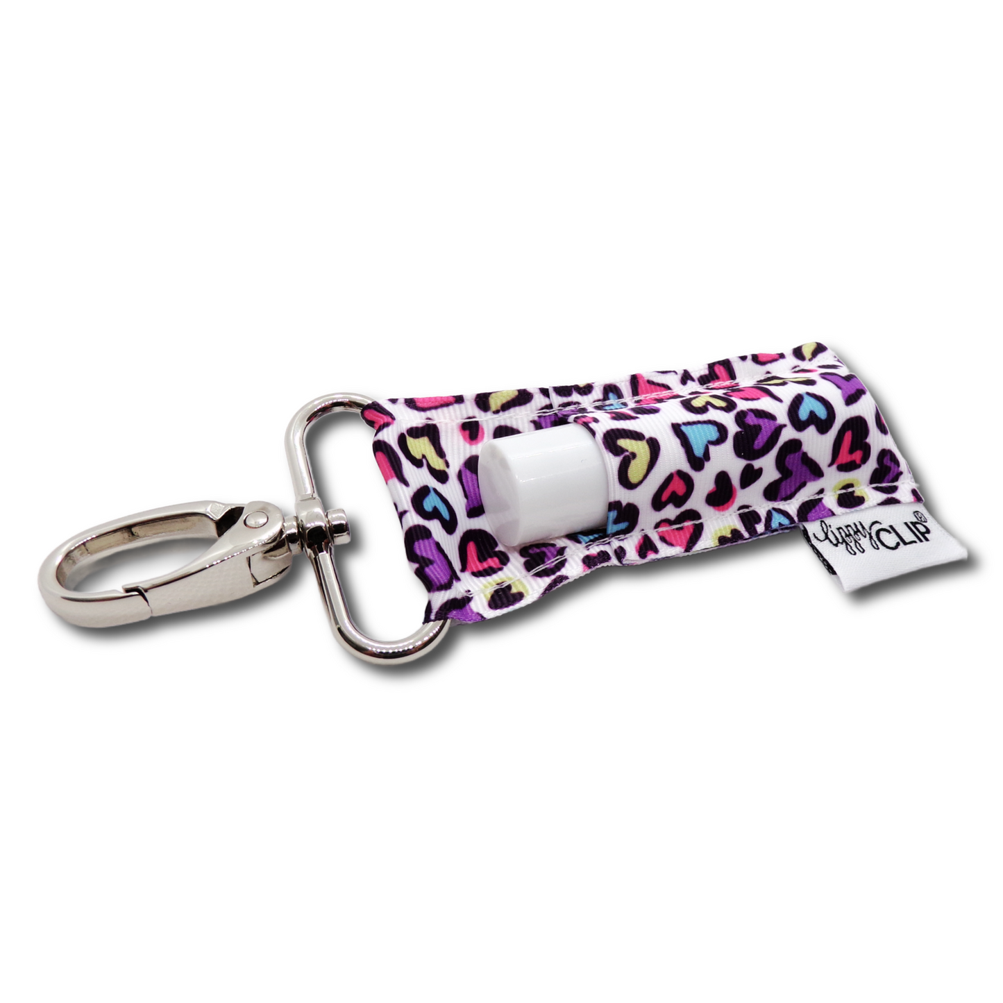 Leopard Hearts LippyClip® Lip Balm Holder