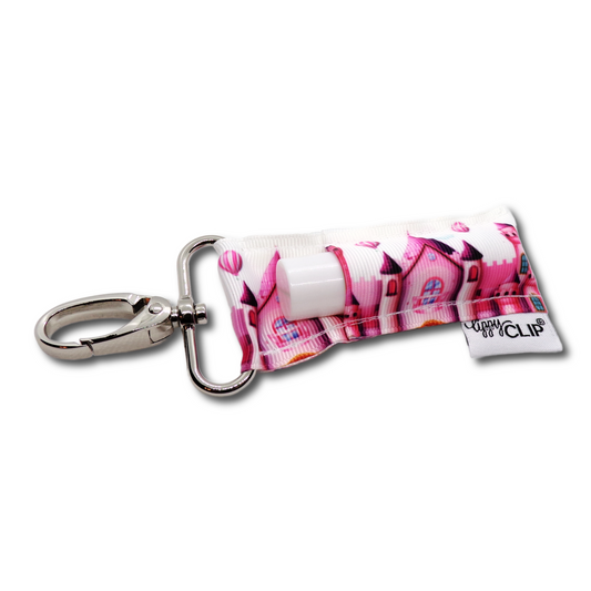 Pink Terraced Houses LippyClip® Lip Balm Holder