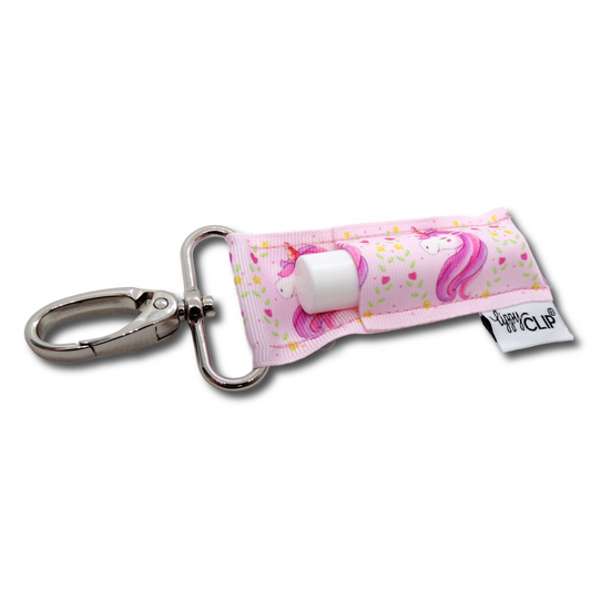 Pink Unicorn LippyClip® Lip Balm Holder