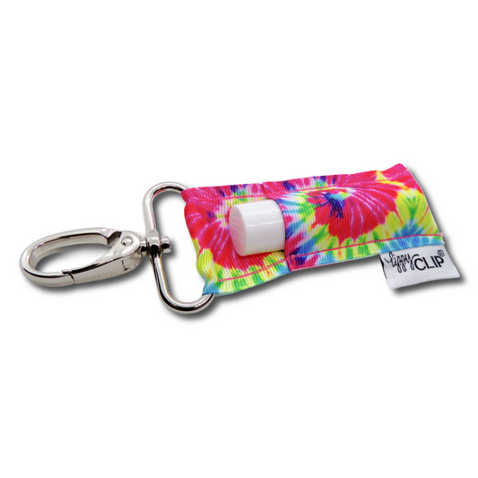 Tie Dye LippyClip® Lip Balm Holder